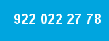 922 022 27 78 922 022 27 78